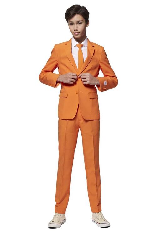 Oranje Pak Jongen Tiener OppoSuits, Kinderen en Baby's, Carnavalskleding en Verkleedspullen, Nieuw, Verzenden