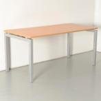 Solidesk bureau, beuken blad, 160 x 80cm, hoogte instelbaar, Ophalen of Verzenden, Nieuw