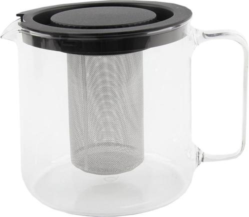 Bredemeijer - Theepot Emma glas 1,3 liter met RVS filter -, Huis en Inrichting, Keuken | Keukenbenodigdheden, Zo goed als nieuw
