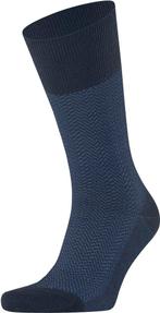 Falke Airport Herringstripe Sok Navy maat 39-42 Heren, Verzenden, Nieuw, Blauw, FALKE