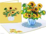 Imposante pop-up kaart Zonnebloemen Vincent Van Gogh | 3D..., Verzenden, Nieuw