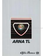 1984 ALFA ROMEO ARNA TI BROCHURE DUITS, Boeken, Auto's | Folders en Tijdschriften, Nieuw, Alfa Romeo, Author