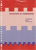 Stichting en vereniging lesbrief havo 9789460200205, Zo goed als nieuw