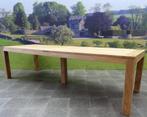 Krista dining tuintafel 300x100xH77,5 cm - poten 12 cm teak, Ophalen of Verzenden, Nieuw, Teakhout