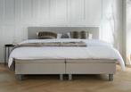 ACTIE! Boxspring Venetië 160 200 Beige, Verzenden, Beige, 200 cm, Modern