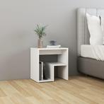 vidaXL Nachtkastje 40x30x40 cm bewerkt hout wit, Huis en Inrichting, Slaapkamer | Nachtkastjes, Minder dan 45 cm, Verzenden, Nieuw