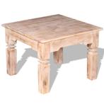 vidaXL Salontafel 60x60x45 cm massief acaciahout, Huis en Inrichting, Tafels | Salontafels, 50 tot 100 cm, Verzenden, Nieuw, 50 tot 100 cm
