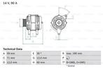 Dynamo / Alternator FIAT ALBEA (1.6 16V), Auto-onderdelen, Motor en Toebehoren, Nieuw, Ophalen of Verzenden
