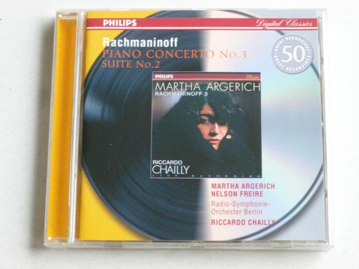 Rachmaninoff - Piano Concerto no.3 / Martha Argerich, Chaill, Cd's en Dvd's, Cd's | Klassiek, Zo goed als nieuw, Verzenden