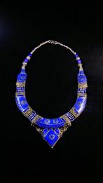 Lapis Lazuli + Turquoise Berber ketting ketting - Hoogte: 45