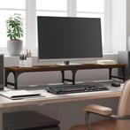 vidaXL Monitorstandaard 105x23x15,5 cm bewerkt hout bruin, Computers en Software, Overige Computers en Software, Verzenden, Nieuw