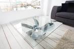 Maritieme salontafel OCEAN L 85cm Zilver Antieke, Ophalen of Verzenden, Nieuw