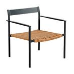 *WOONWINKEL* Brafab DK Tuin Lounge Stoel Zwart Aluminium Rot, Verzenden, Nieuw, Kunststof