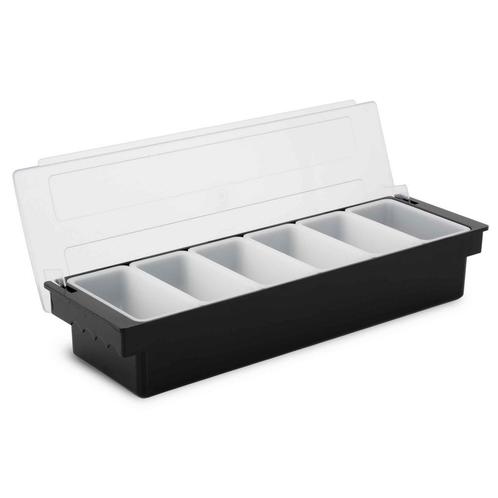 HCB Ingredientenhouder - 6 bakken - 49,5 cm, Zakelijke goederen, Horeca | Keukenapparatuur, Nieuw in verpakking, Overige typen