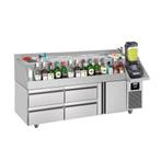 GGM Gastro | Bar & Dranken koelwerkbank - 1600x600mm - 235 |, Zakelijke goederen, Horeca | Meubilair en Inrichting, Verzenden