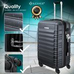 Kofferset - 4 delig - Trolley - Reiskofferset - Antraciet -, Sieraden, Tassen en Uiterlijk, Koffers, Verzenden, Zo goed als nieuw