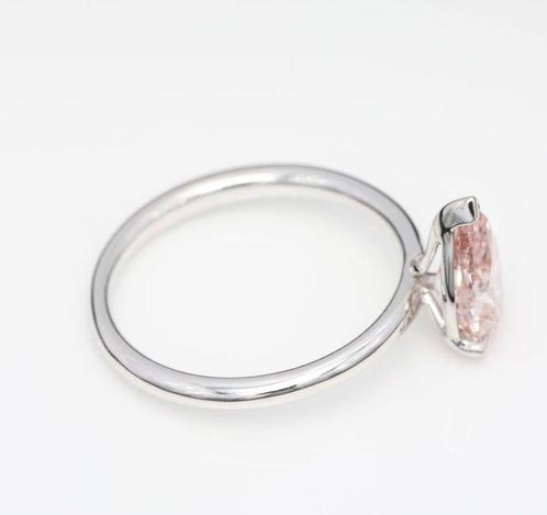 Ring - 18 karaat Witgoud - 2.01ct. tw. Roze Diamant (Fancy, Sieraden, Tassen en Uiterlijk, Ringen