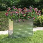 vidaXL Plantenbak verhoogd 100x40x77 cm gegalvaniseerd staal, Tuin en Terras, Bloembakken en Plantenbakken, 100 cm of meer, Verzenden