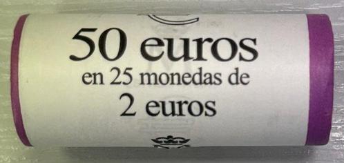 Spanje. 2 Euro 2020 Aragon (25 monnaies) en rouleau, Postzegels en Munten, Munten | Europa | Euromunten