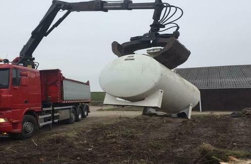 Dieseltank Verwijderen (Afvoeren) (BRL K902 Gecertificeerd!), Zakelijke goederen, Machines en Bouw | Transport, Verzenden