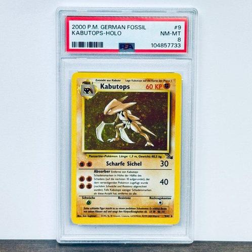 Pokémon Graded card - Kabutops Holo - German Fossil #9 -, Hobby en Vrije tijd, Verzamelkaartspellen | Pokémon