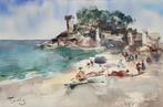 Josep Cruañas (1942) - Tossa de Mar - costa brava, Antiek en Kunst, Curiosa en Brocante