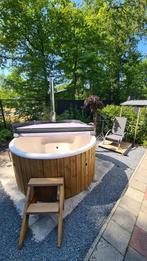 Hottub Houtgestookt | Interne kachel | ACTIE, Tuin en Terras, Jacuzzi's, Verzenden, Nieuw, Trap, Vast