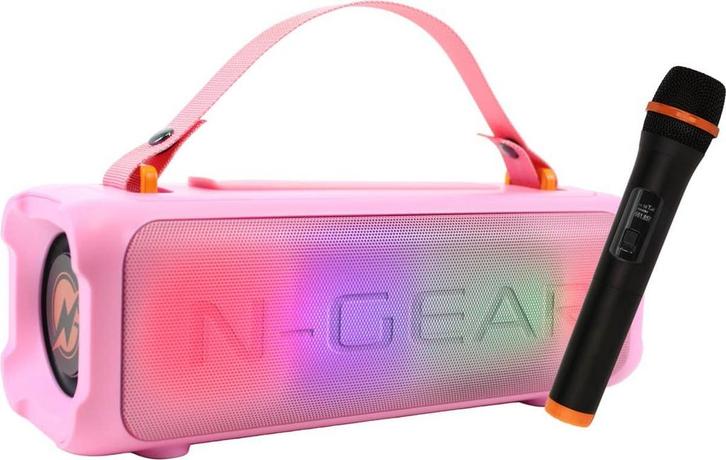 N-Gear Blazooka 703P - Bluetooth Speaker - Karaoke Set -, Audio, Tv en Foto, Karaoke-apparatuur, Zo goed als nieuw, Ophalen of Verzenden