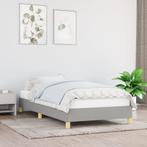 Bedframe Stof Lichtgrijs 90x200 - Tweedekansje!, 90 cm, Eenpersoons, Nieuw, Ophalen of Verzenden