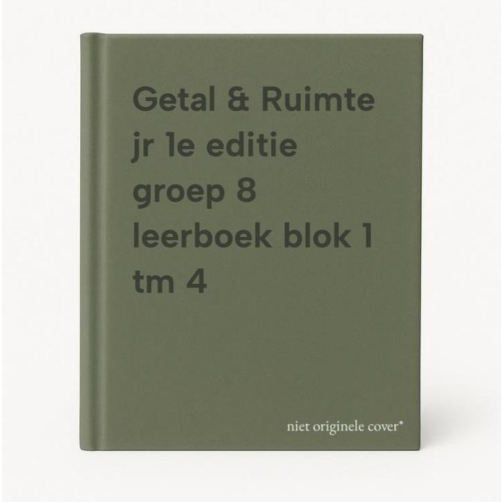 Getal & Ruimte jr 1e editie groep 8 leerboek blok 1 tm 4, Boeken, Schoolboeken, Gelezen, Verzenden