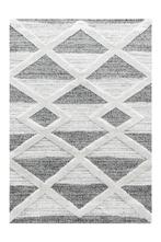 Hoogpolig Vloerkleed | Pisa | Luxury | Grijs | 280x370 cm, Huis en Inrichting, Stoffering | Tapijten en Kleden, Verzenden, Nieuw