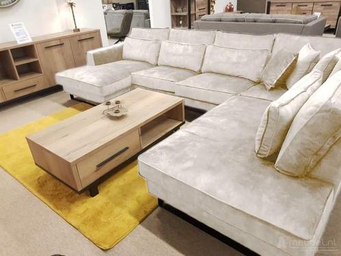 U-Bank Naaldwijk - u-banken - Wit, Huis en Inrichting, Banken | Sofa's en Chaises Longues, Nieuw, Stof