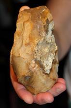 Paleolithisch Vuursteen Biface, Hâchereau - 110 mm (Zonder, Antiek en Kunst