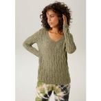 Aniston CASUAL Gebreide trui met trendy ajour-patroon, Kleding | Dames, Truien en Vesten, Verzenden, Nieuw
