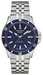 Swiss Alpine Military 7022.1135 Challenger horloge, Overige merken, Staal, Verzenden, Polshorloge