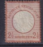 Duitse Rijk 1872 - 2½ GROSCHEN braun, Großer Schild. ATTEST:, Gestempeld