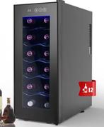 Wijnkoelkast 12 Flessen – Stil, Compact & Met Glazen Deur, Huis en Inrichting, Verzenden, Nieuw