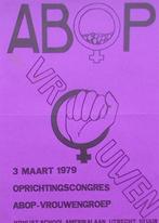 vintage poster 1979 -  Oprichtingscongres ABOP (lijst optie), Verzamelen, Posters, Verzenden, Nieuw, Overige onderwerpen, Met lijst