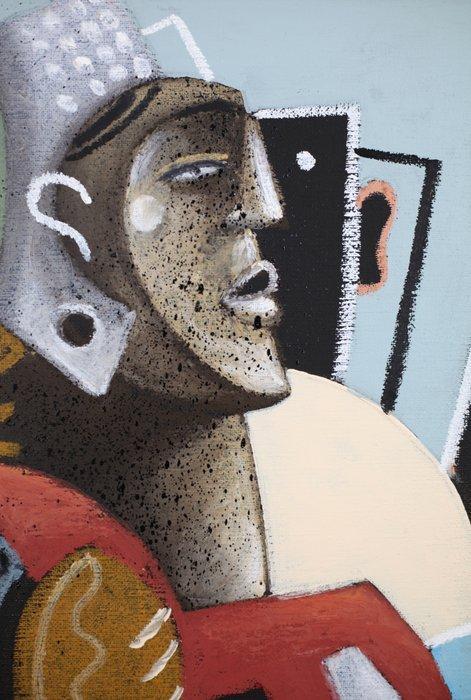 Jone Hopper - Le monarque, Antiek en Kunst, Kunst | Schilderijen | Modern