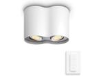 Philips Hue Pillar opbouwspot - warm- tot koelwit licht - 2, Verzenden, Nieuw