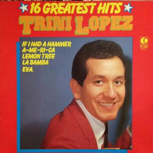 Lp - Trini Lopez - 16 Greatest Hits, Cd's en Dvd's, Vinyl | Overige Vinyl, Verzenden