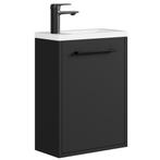 Toiletmeubel Florence 40 x 22 cm Mat Zwart fonteinmeubel, Doe-het-zelf en Verbouw, Sanitair, Verzenden, Nieuw, Wastafel