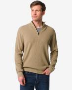 HEMA Herentrui Kick rib beige, Verzenden, Nieuw