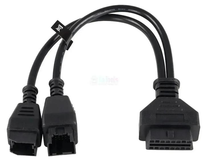 Jaltest (JDC406A) | FCA (SGW) 12+8-pins OBD - 16-pins OBD2 V, Auto diversen, Autogereedschap, Nieuw, Verzenden