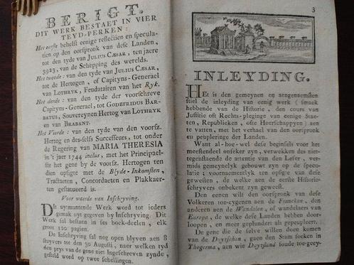 J.E. Lovens - Historiche inleyding tot de blyde-inkomsten -, Antiek en Kunst, Antiek | Boeken en Bijbels