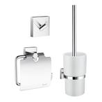 Complete Toiletborstelset Smedbo Smart Pack House Messing, Ophalen of Verzenden, Nieuw, Chroom, Bad