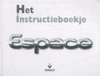 2000 Renault Espace Origineel Instructieboekje Nederlands, Auto diversen, Handleidingen en Instructieboekjes, Verzenden