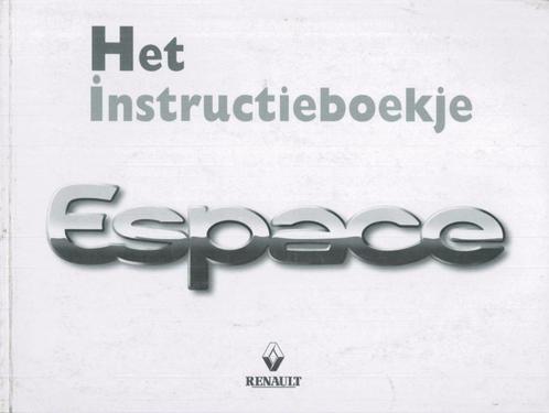 2000 Renault Espace Origineel Instructieboekje Nederlands, Auto diversen, Handleidingen en Instructieboekjes, Verzenden