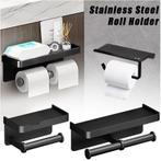 Toiletrolhouder met Plank – Wandmontage Badkamer, Huis en Inrichting, Badkamer | Badkamermeubels, Verzenden, Nieuw