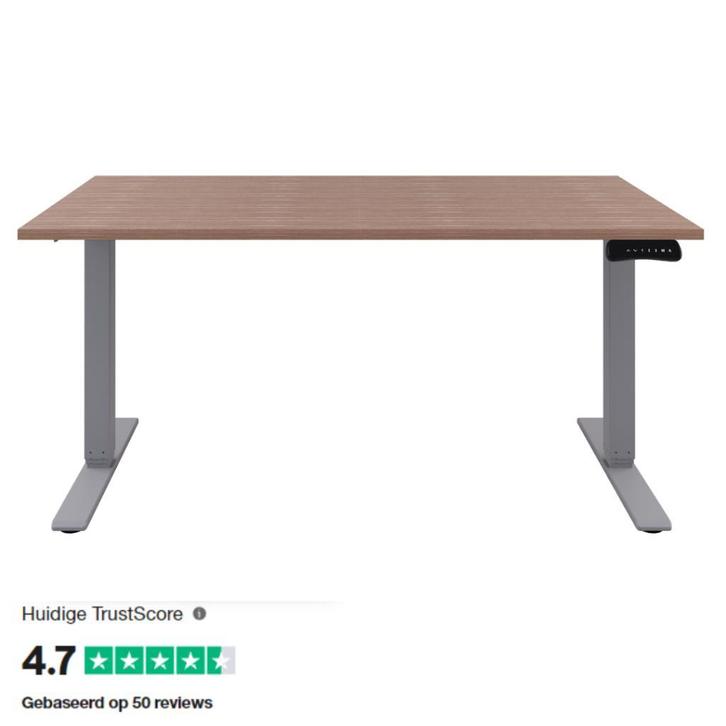 Zit sta bureau 2 motoren - Tijdelijk 5% korting, Huis en Inrichting, Bureaus, Stabureau, Nieuw, Elektrisch, In hoogte verstelbaar